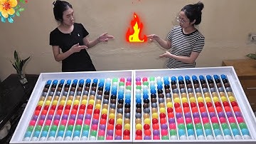 😂 Two Players, One Brain | ASMR Color Sorting Gone Wrong