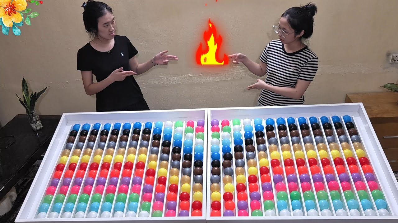 😂 Two Players, One Brain | ASMR Color Sorting Gone Wrong