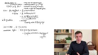 QUANTUM INFORMATION PROCESSING - Quantum mechanical foundations: Density matrix