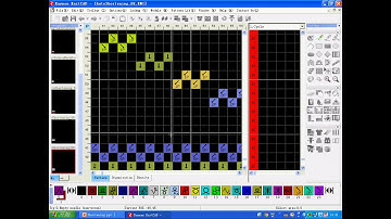 9 2 Pleating - action mark line - Longxing flat knitting machine designing software