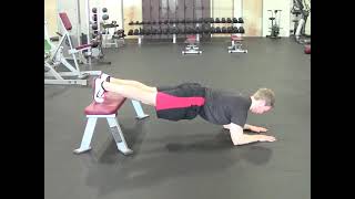 Feet Elevated Front Plank