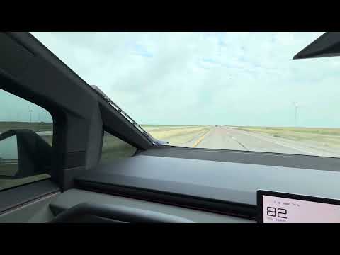 Tesla Cybertruck Road Trip from Port Aransas, TX to Fort Worth, Texas