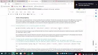 Common Analyses 19 RM ANOVA Example