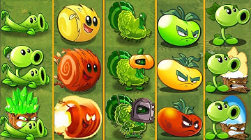 PvZ 2 Discovery - Every Plants Evolution Max Streng NOOB - PRO - HACKER version
