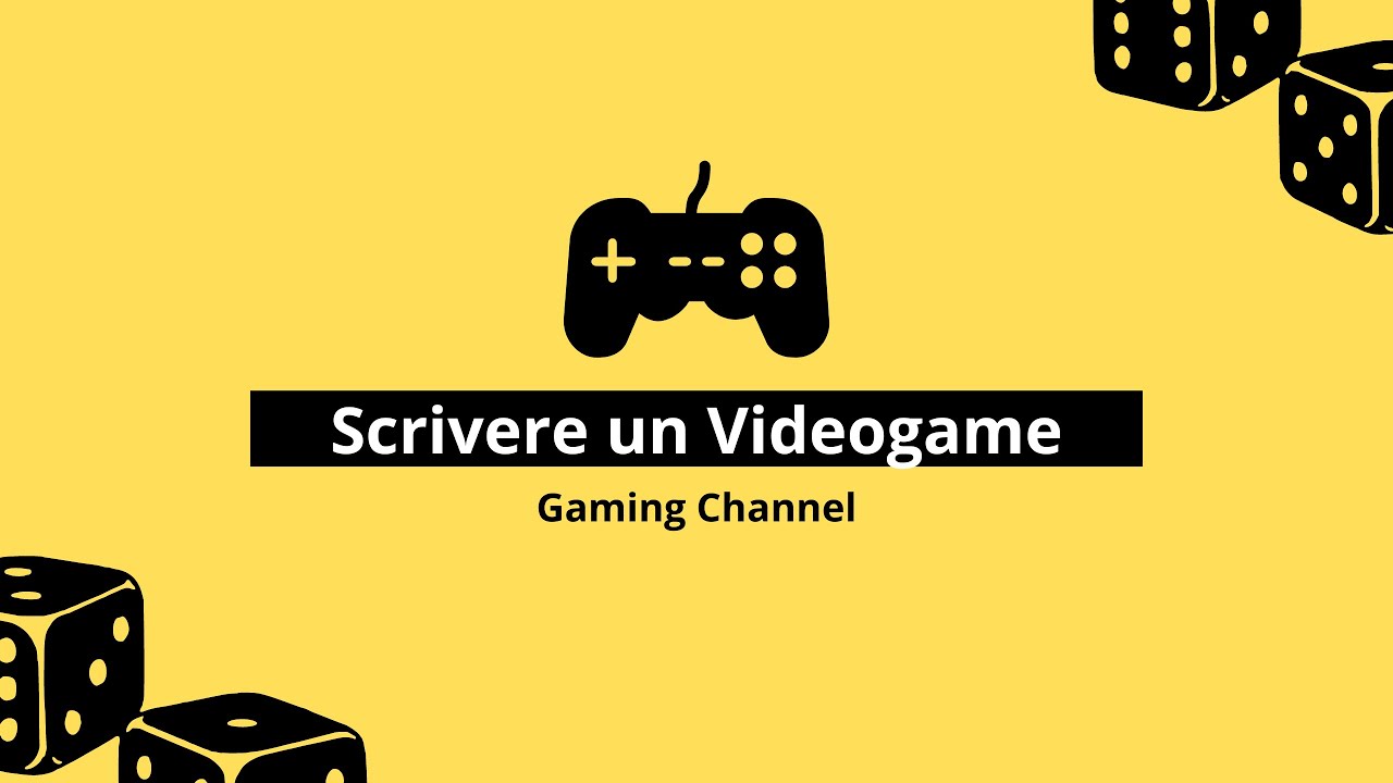 Come scrivere un videogame - YouTube