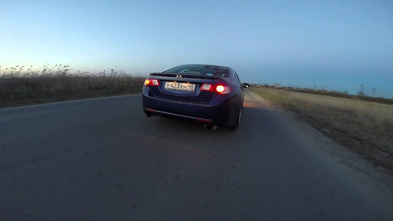 Custom exhaust system for Honda Accord 8 CU2 supercharged by Jackson