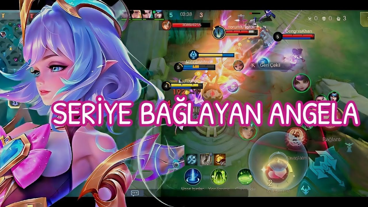 BAKTIM OLMADI MAÇ KAYBEDİYORUM KORİDOR DEĞİŞİP ANGELA ALDIM 😏 MOBİLE LEGENDS ANGELA