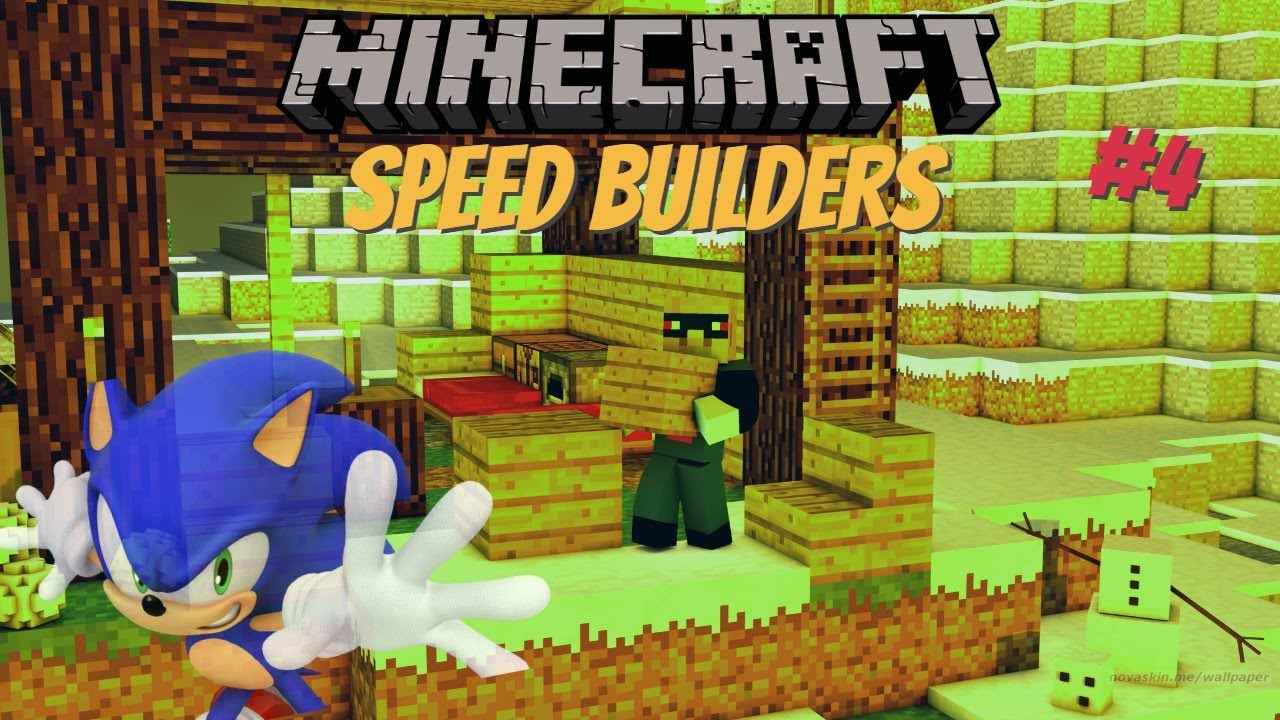 Minecraft: SPEED Builders Episode 3: Gotta Go Fast! - YouTube