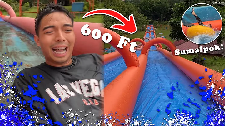 EXPERIENCING GIGANTIC WATER SLIDE IN LAGUNA