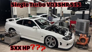 Single Turbo HR Swapped S15 Hits The Dyno