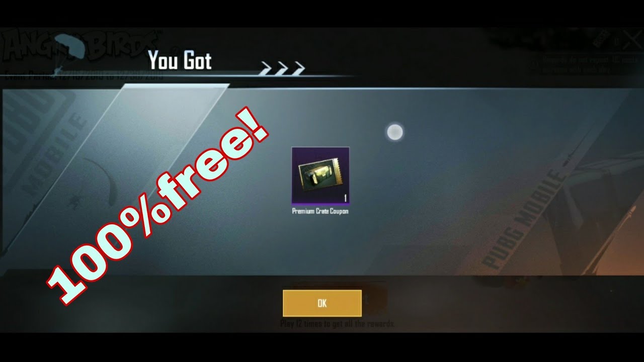 How to use premium crate coupon in pubg mobile