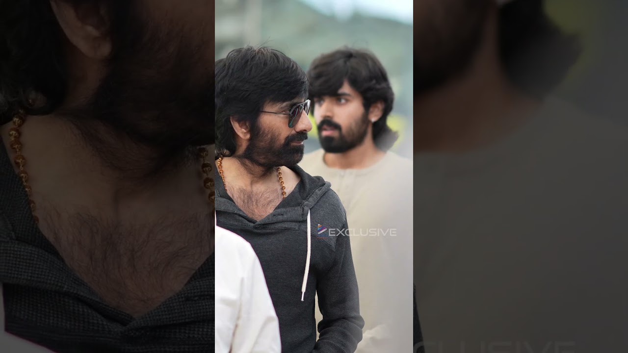 కొడుకుతో కలిసి ఎయిర్ పోర్ట్ లో కనిపించిన మాస్ మహారాజ్ రవితేజ 😎 | #RaviTeja | #Shorts | #YTShorts