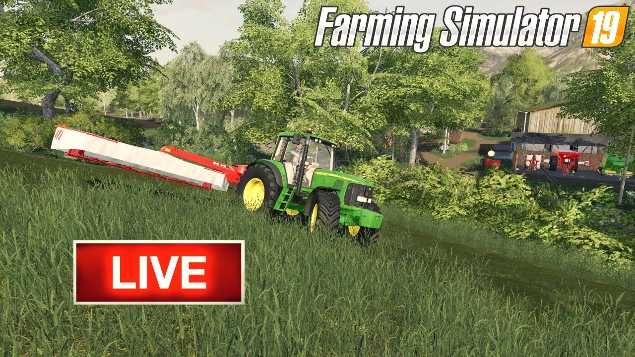 ������LIVE SUR MA PARTIE PERSO ! FARMING SIMULATOR 19 - YouTube