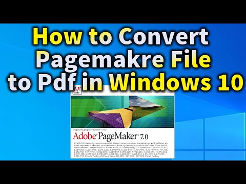 Video: Làm cách nào để mở tệp Adobe Pagemaker?