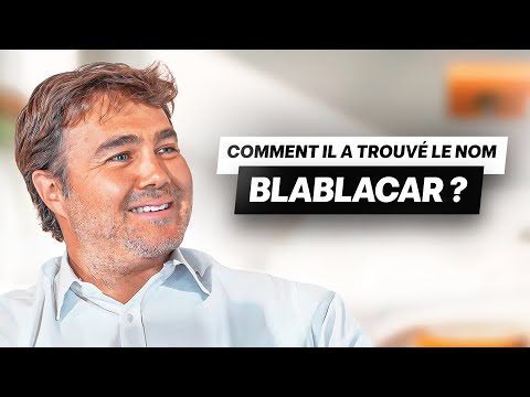 How did Frédéric Mazzella come up with the name BlaBlaCar?