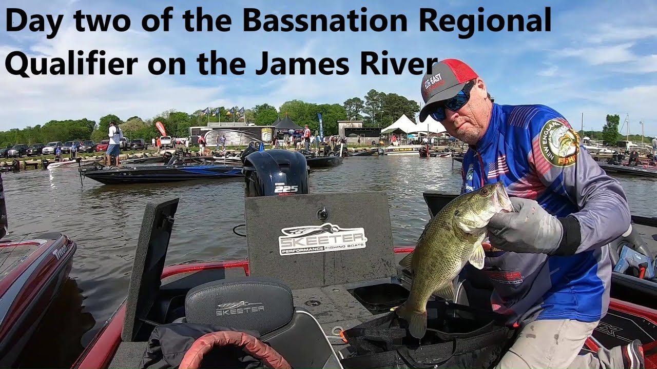 Day two of the Bassnation Regional Qualifier on the James River