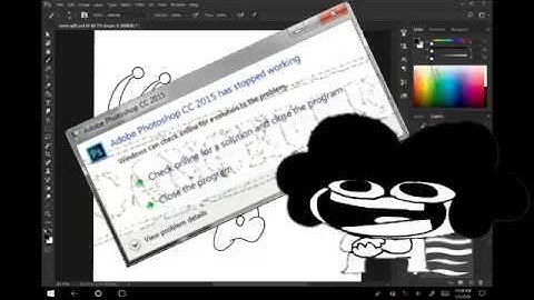 Photoshop has stopped working