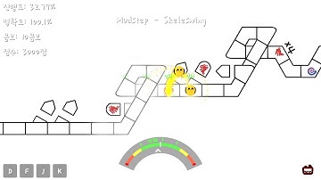 [ADOFAI custom] Mudstep - Skeleswing (map by Kapein)