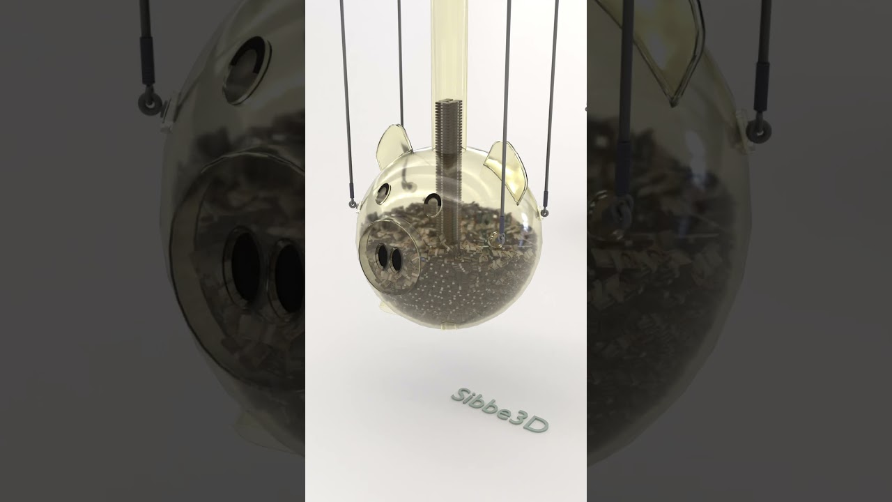 Squid Game Piggy Bank Cash Fill | Satisfying Loop 