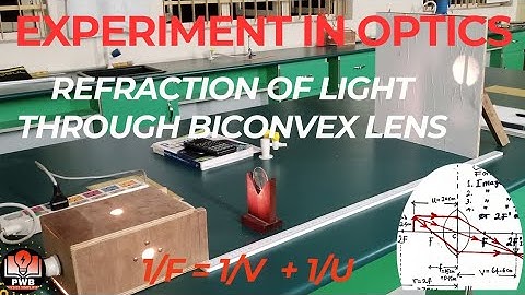Refraction of Light Through Biconvex Lens |Physics Optics Experiment | WAEC 2024 PHYSICS 3 PRACTICAL