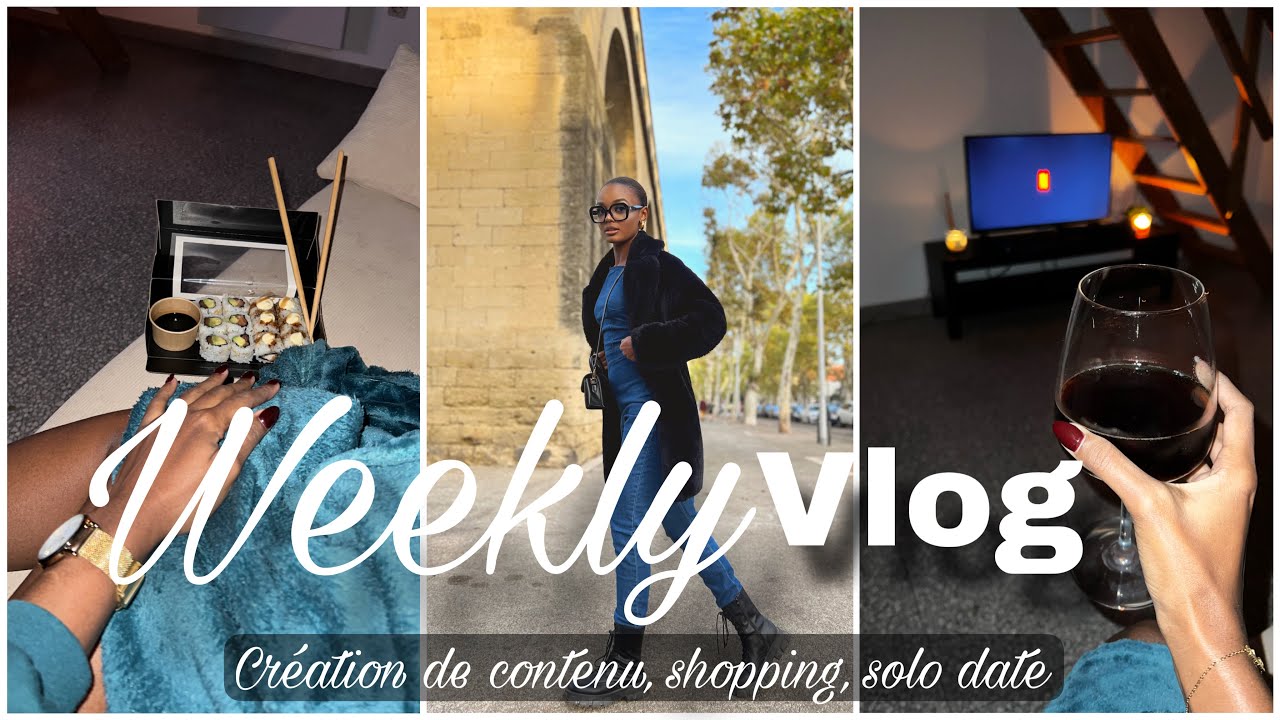 WEEKLY VLOG : SHOPPING, CRÉATION DE CONTENU & CHILLING FOR FALL SEASON 🍂 | CHLOE BNHR