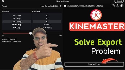 Kinemaster में video export नहीं हो रहा हैं |  Kinemaster Export Video Crash & Stuck