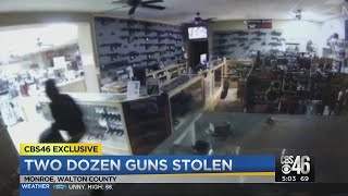 Dozens of guns stolen from retailer
