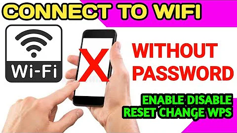 Connect without password to your wifi | enable and disable WPS settings on modem router, pocket wifi