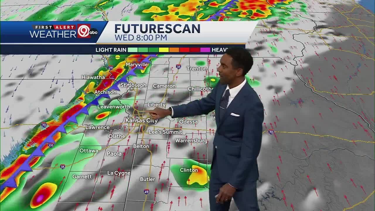 Kansas City weather: Severe storms expected Wednesday - YouTube