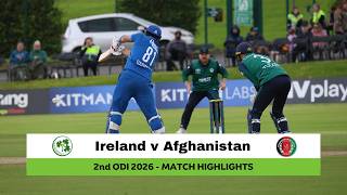 Ireland v Afghanistan |  2nd ODI, 2026 | Match Highlights screenshot 1