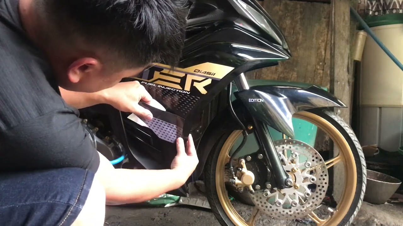 DIY sniper mx135 decals installation