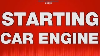 SOUND EFFECT - Starting Car Engine - Soundeffekt barulho Auto Motor starten mettre une voiture