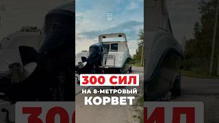 Установили 300 сил 🔥 на 8-метровый катер #лодка #лодочныймотор #катер #suzuki #лодки