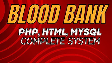 blood bank management system php, mysql || opensource php blood bank management system