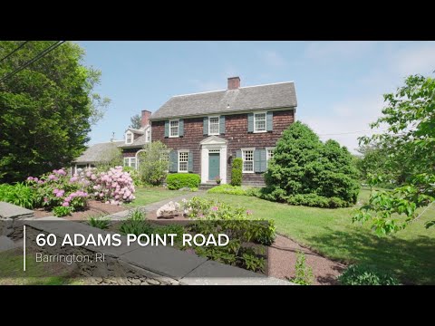 60 Adams Point Road, Barrington, RI home video tour
