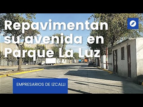 Arreglan su propia avenida, en Parque Industrial la Luz, en Izcalli