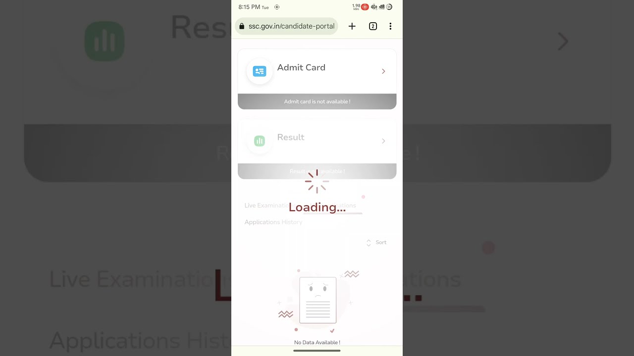 SSC Internal Server Error Solved 