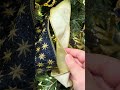 Raz 2.5" or 4" Ivory Velvet and Gold Wired Christmas Ribbon
