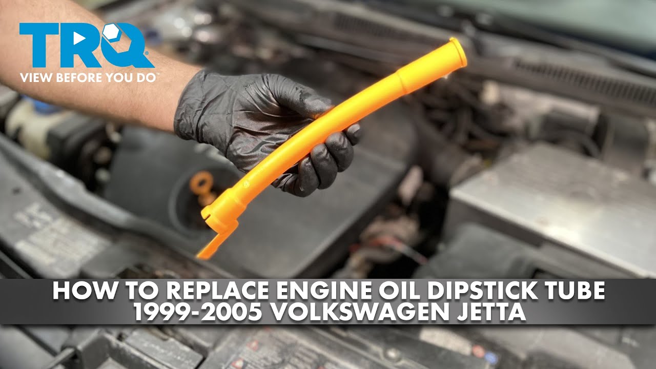 How to Replace Engine Oil Dipstick Tube 1999-2005 Volkswagen Jetta 