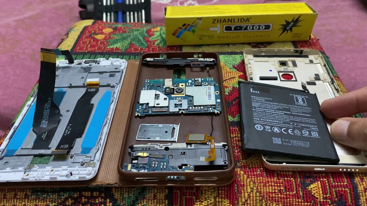 Easy to repair Redmi Note 4, disassembled parts explained to refurbish