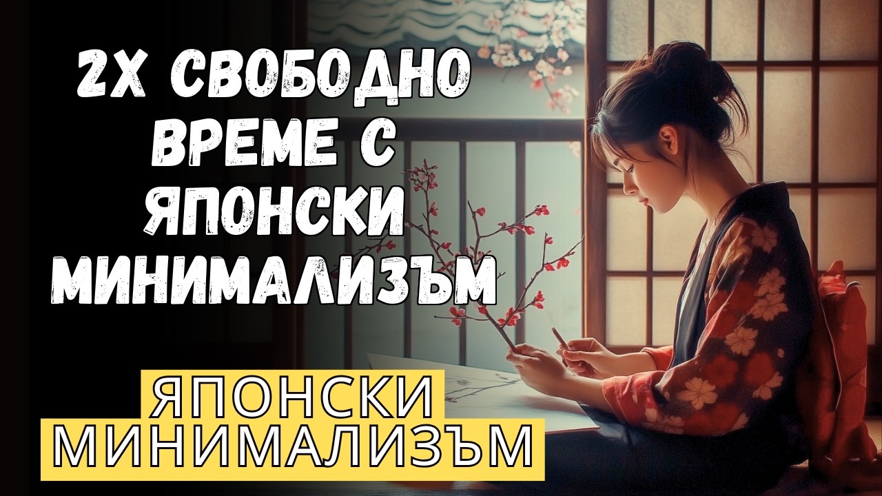 ЯПОНСКИ МИНИМАЛИЗЪМ: УДВОЕТЕ СВОБОДНОТО СИ ВРЕМЕ, КАТО ПРЕМАХНЕТЕ ИЗЛИШНОТО