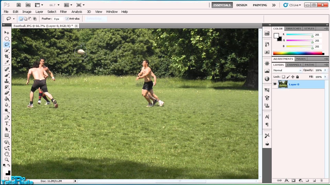 Cum Se Sterge Un Obiect Dintr O Poza In Adobe Photoshop Youtube