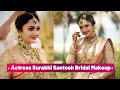 Actress surabhi santosh wedding  celebrity bridal makeup malayalam  happy bride journey vikas vks