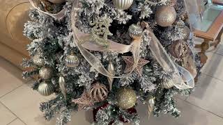 ストア・エキスプレス デラックスウッドポットツリーセット スノー 高