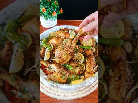 Chicken Heer Gosht❣Comment "Sauce" For Green Chutney Recipe💖Recipe in description💕#shorts #food