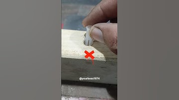 How can you insert a dowel into a large hole? #shorts