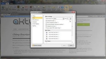 Advanced Chimp Rewriter Options