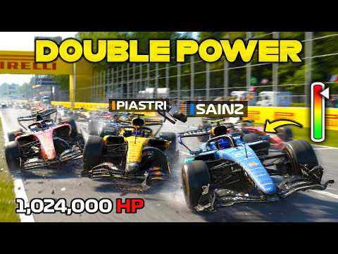 Monza, But Every Lap The Power Doubles