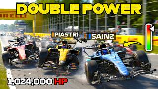 Monza, But Every Lap The Power Doubles