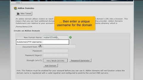 How to create an addon domain in cPanel - BlackWire Hosting
